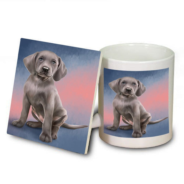 Weimaraner Dog Mug and Coaster Set MUC48360