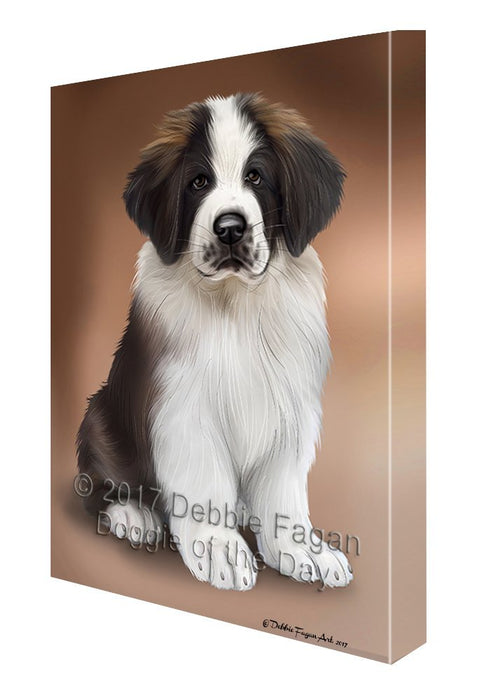 Saint Bernard Dog Wall Art Canvas CV210