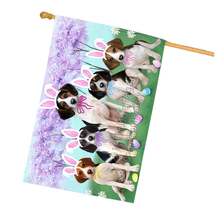 Treeing Walker Coonhounds Dog Easter Holiday House Flag FLG49384