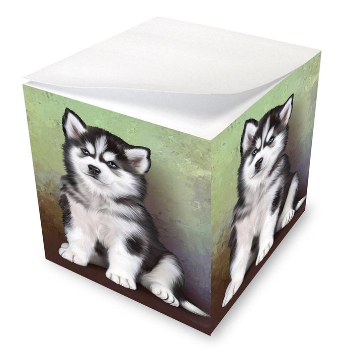 Siberian Husky Dog Note Cube