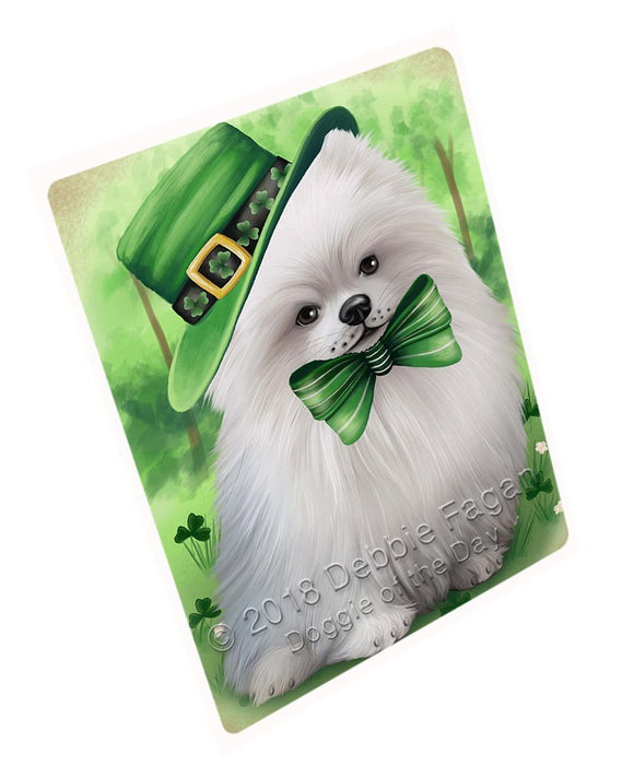 St. Patricks Day Irish Portrait Pomeranian Dog Magnet Mini (3.5" x 2") MAG51549