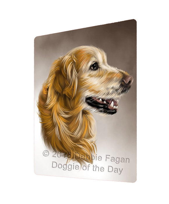 Golden Retriever Dog Magnet Mini (3.5" x 2")