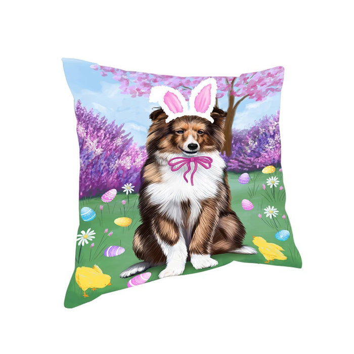 Shetland Sheepdog Easter Holiday Pillow PIL53440