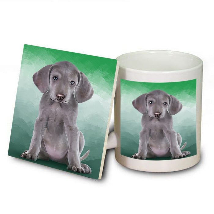 Weimaraner Dog Mug and Coaster Set MUC48359