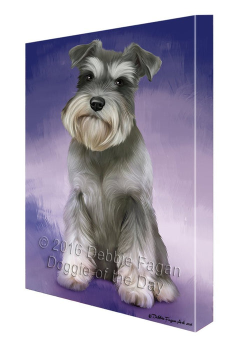 Schnauzer Dog Canvas Wall Art