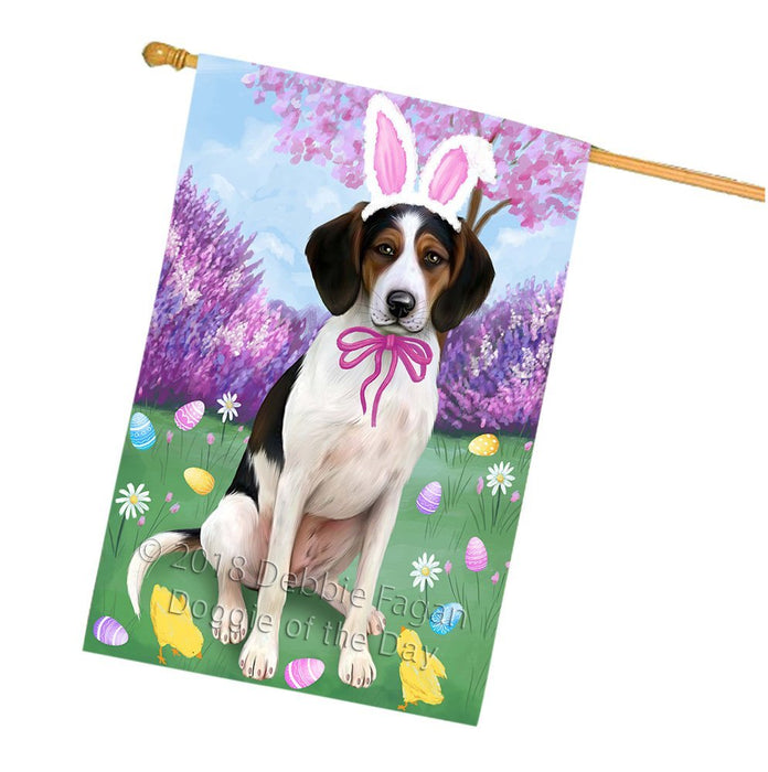 Treeing Walker Coonhound Dog Easter Holiday House Flag FLG49383