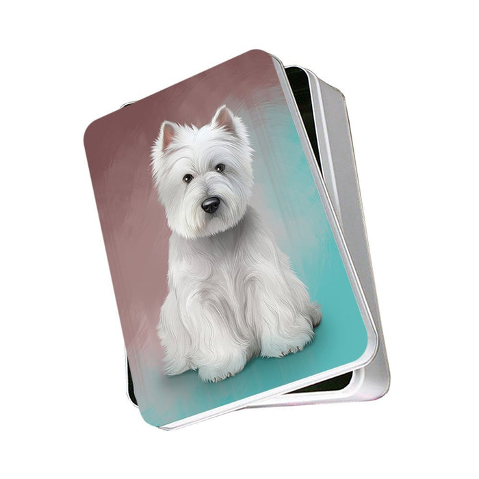 West Highland White Terrier Dog Photo Storage Tin PITN48371