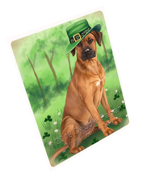 St. Patricks Day Irish Portrait Rhodesian Ridgeback Dog Magnet Mini (3.5" x 2") MAG51597