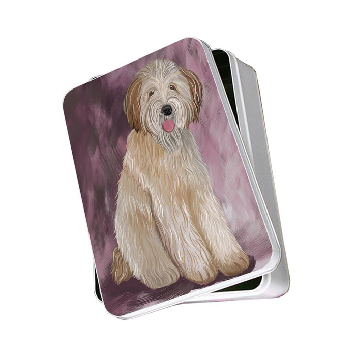 Wheaten Terrier Soft Coated Dog Photo Storage Tin