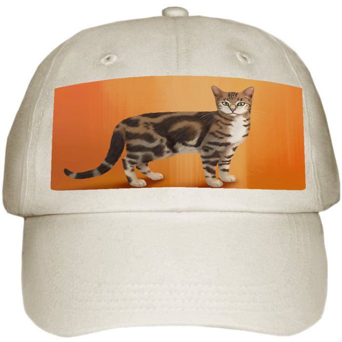 Sokoke Cat Ball Hat Cap Off White