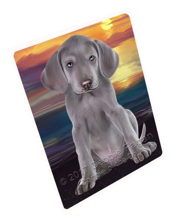 Weimaraner Dog Tempered Cutting Board C49449