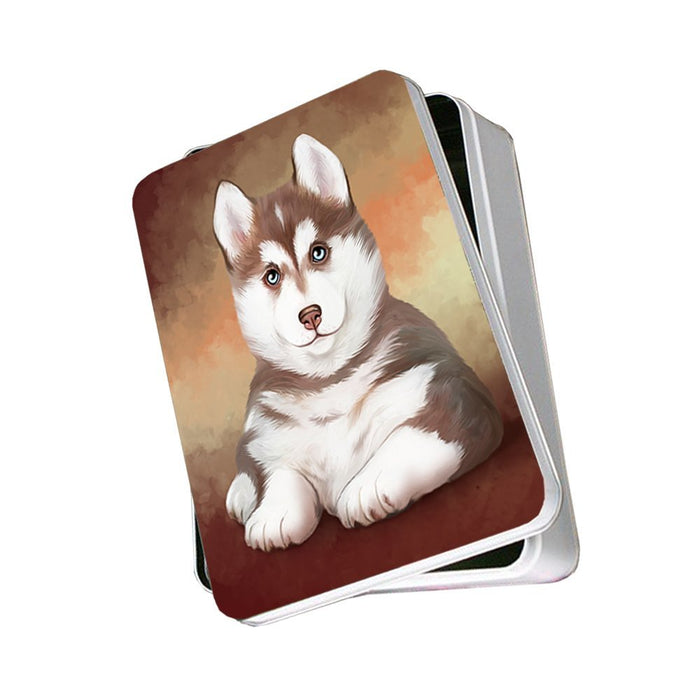 Siberian Husky Dog Photo Storage Tin PITN48122