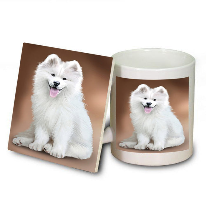 Samoyed Dog Mug and Coaster Set MUC48518