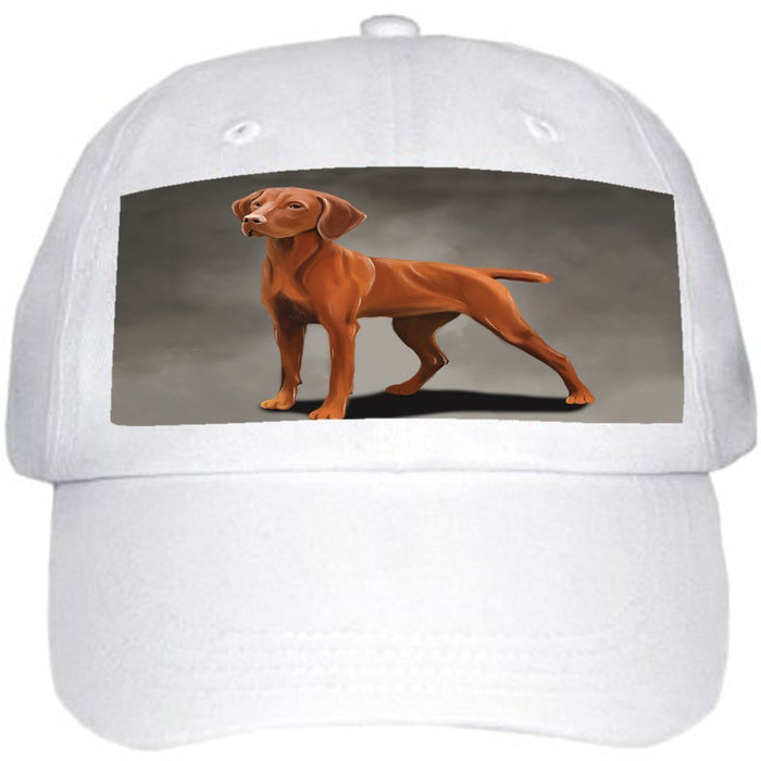 Vizsla Dog Ball Hat Cap Off White