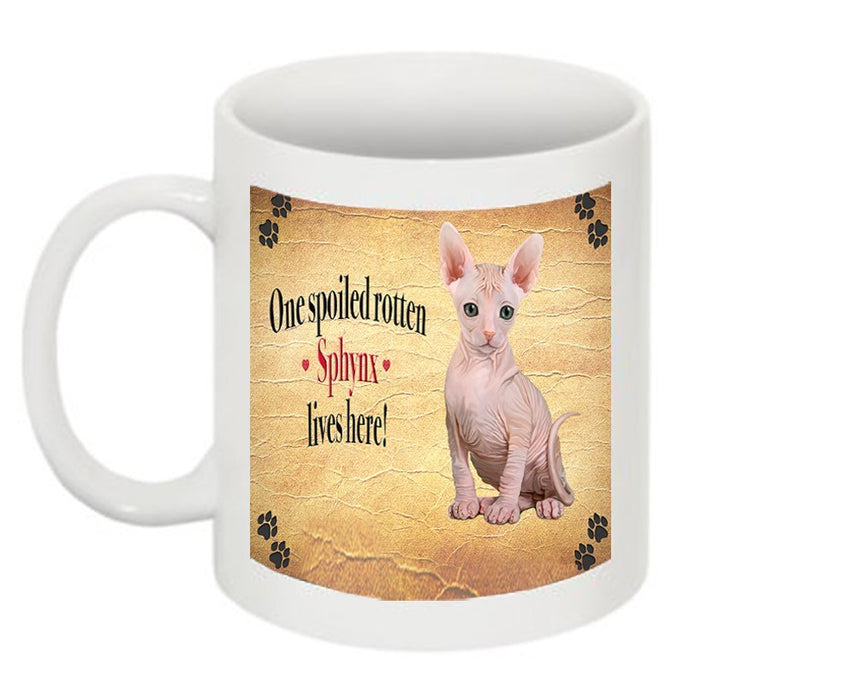 Sphynx Spoiled Rotten Cat Mug