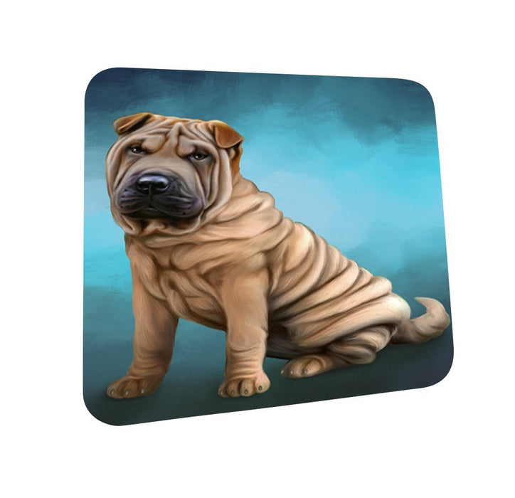 Shar Pei Dog Coasters Set of 4 CST48066