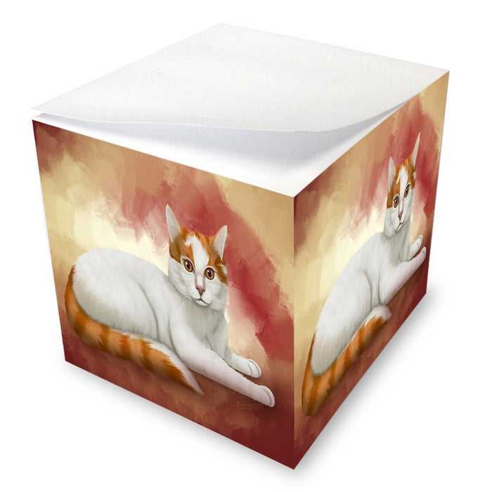 Turkish Van Cat Note Cube