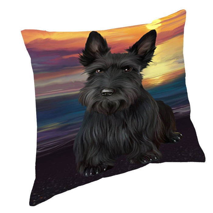 Scottish Terriers Dog Throw Pillow D553