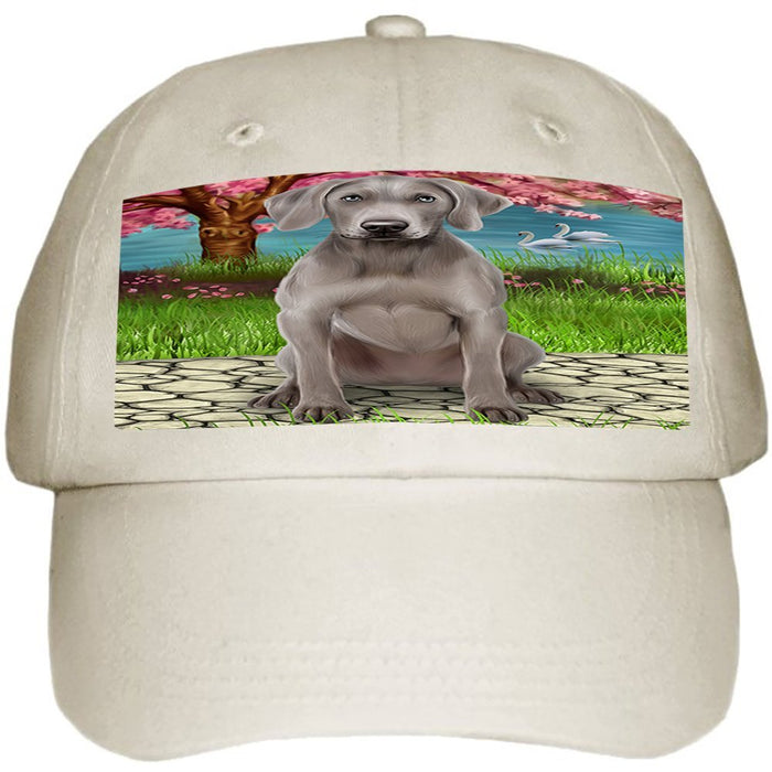 Weimaraner Dog Ball Hat Cap HAT49356