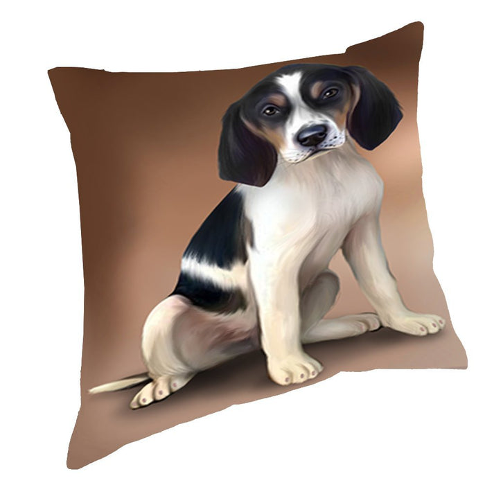 Treeing Walker Coonhound Dog Throw Pillow D573