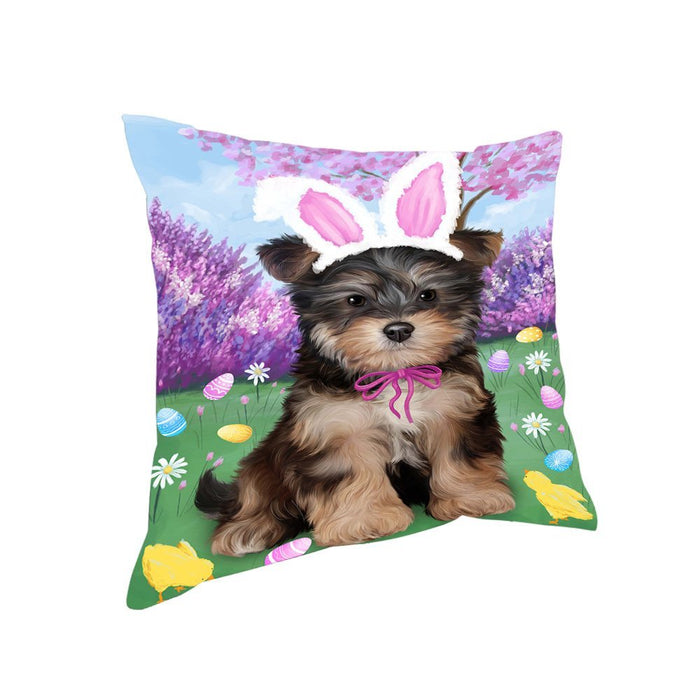 Yorkipoo Dog Easter Holiday Pillow PIL53600