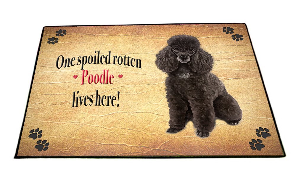 Spoiled Rotten Poodle Dog Floormat
