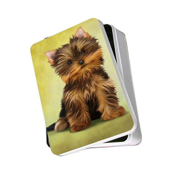 Yorkshire Terrier Dog Photo Storage Tin