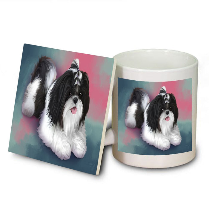 Shih Tzu Dog Mug and Coaster Set