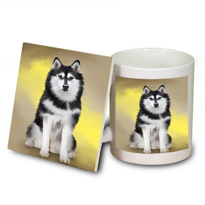 Siberian Husky Dog Mug and Coaster Set MUC48355