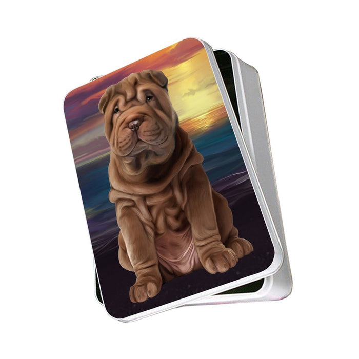 Shar-Pei Dog Photo Storage Tin