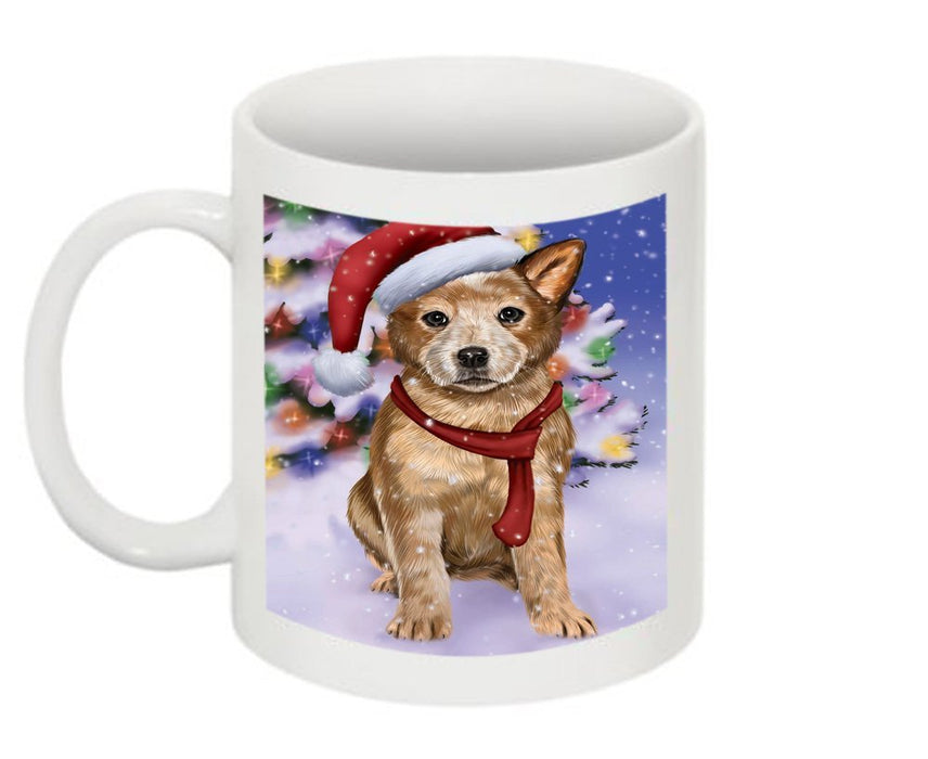 Winter Wonderland Australian Cattle Dog Christmas Mug CMG0563