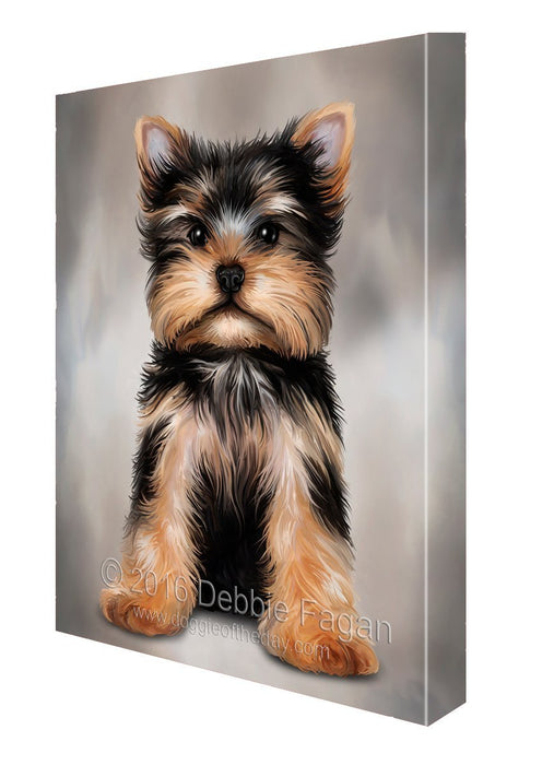 Yorkshire Terrier Dog Art Portrait Print Canvas
