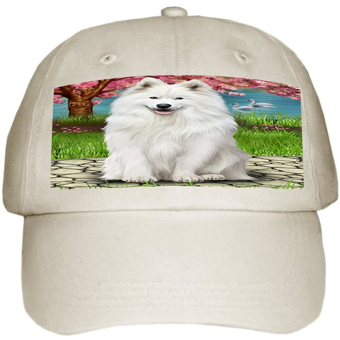 Samoyed Dog Ball Hat Cap HAT49314