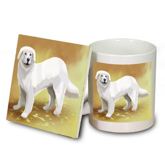 Slovensky Cuvac Dog Mug and Coaster Set