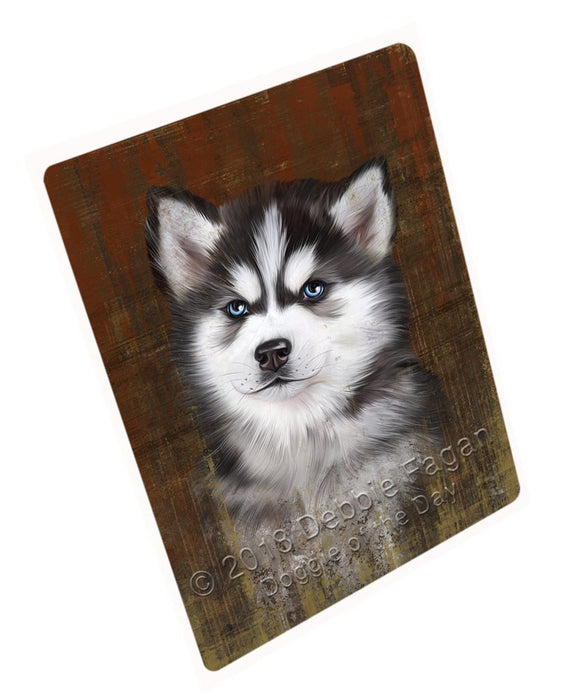 Rustic Siberian Husky Dog Magnet Mini (3.5" x 2") MAG48804