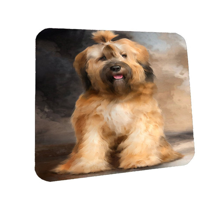 Tibetan Terrier Dog Coasters Set of 4