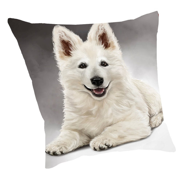Swiss Shepherd Dog Throw Pillow D059