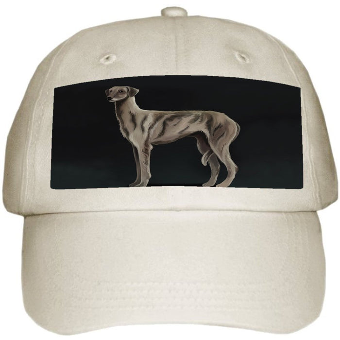 Sloughi Dog Ball Hat Cap Off White