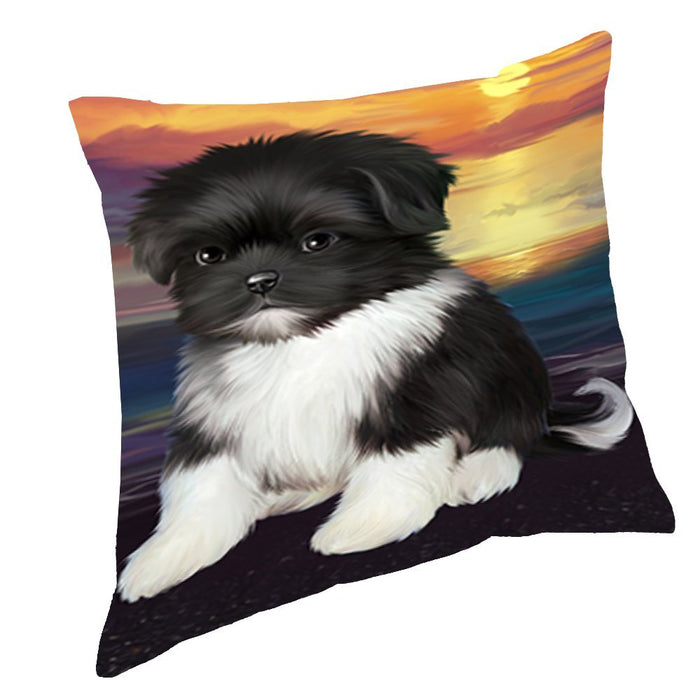 Shih Tzu Dog Throw Pillow D562