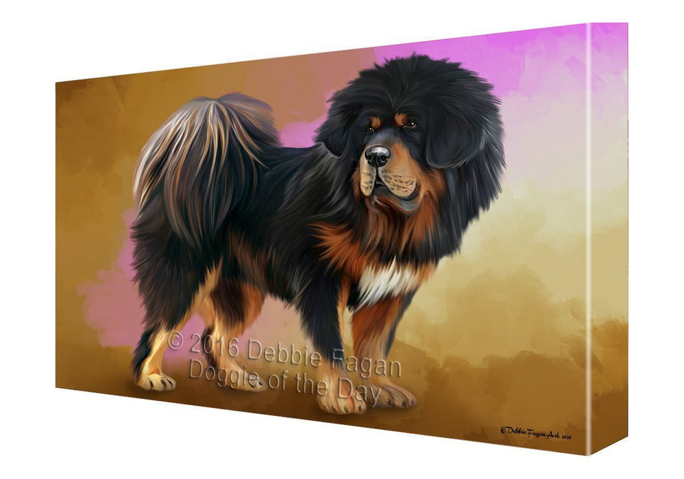 Tibetan Mastiff Dog Canvas Wall Art