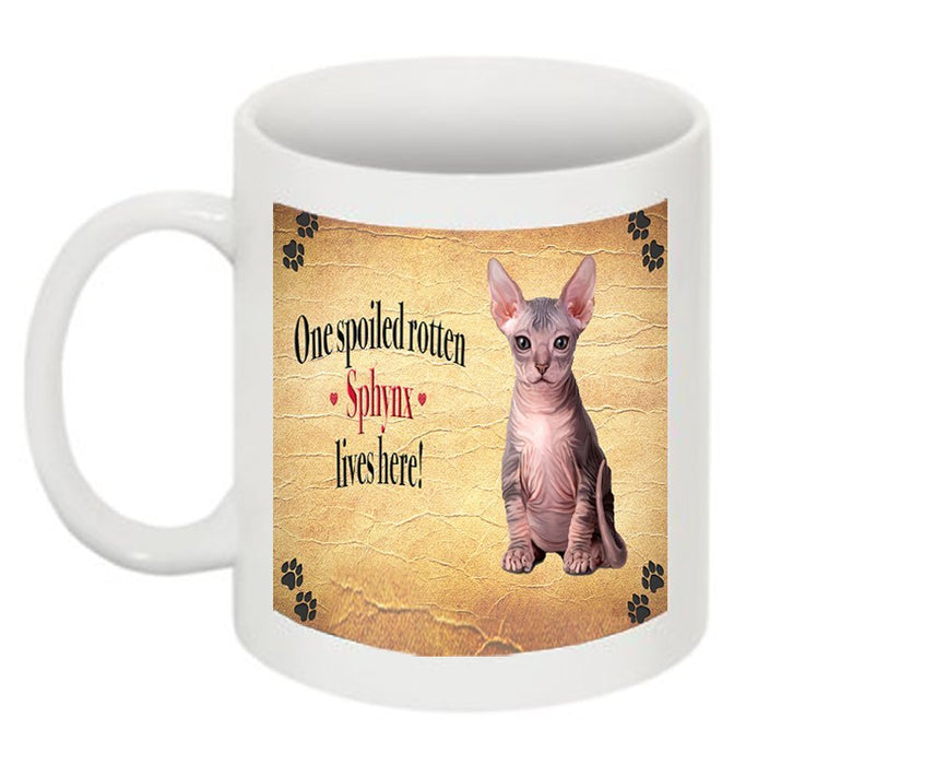 Sphynx Spoiled Rotten Cat Mug