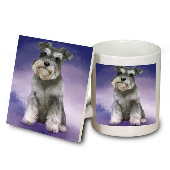 Schnauzer Dog Mug and Coaster Set