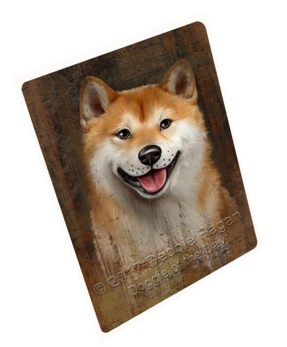 Rustic Shiba Inu Dog Magnet Mini (3.5" x 2") MAGA48729