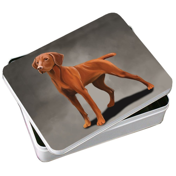 Vizsla Dog Photo Storage Tin