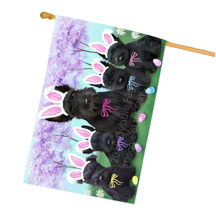 Scottish Terriers Dog Easter Holiday House Flag FLG49350