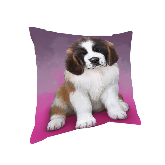 Saint Bernards Dog Throw Pillow D361