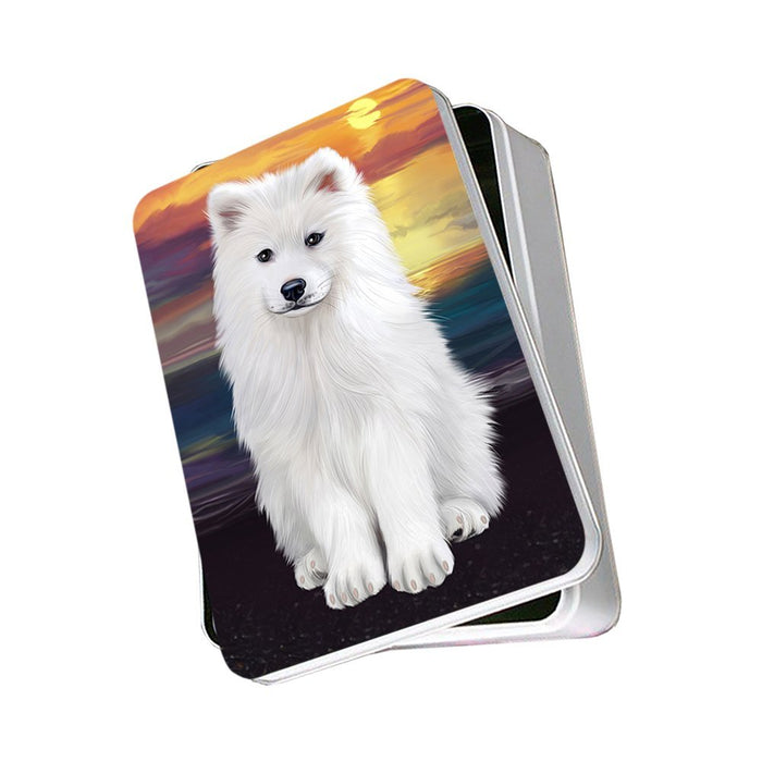 Samoyed Dog Photo Storage Tin PITN48524