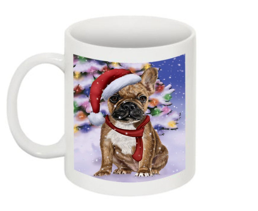 Winter Wonderland French Bulldog Christmas Mug CMG0591