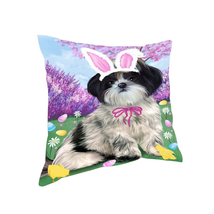 Shih Tzu Dog Easter Holiday Pillow PIL53464