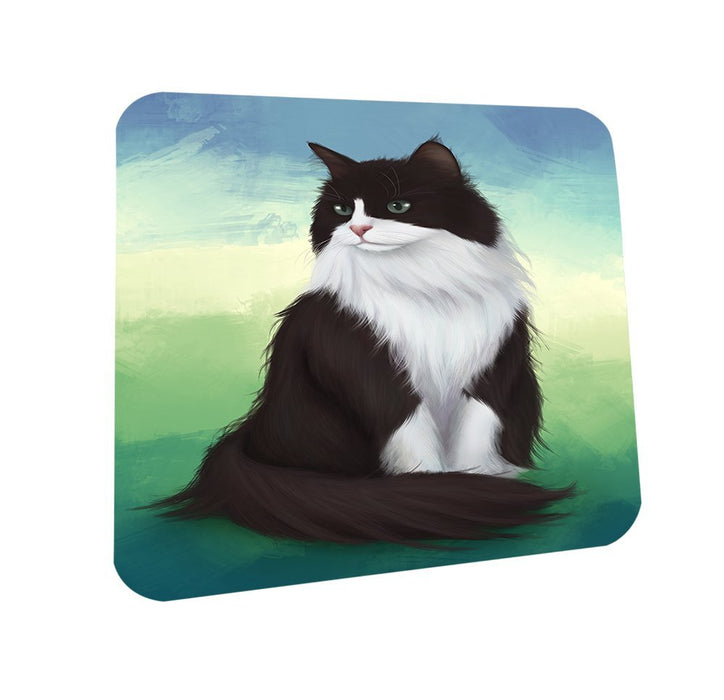 Tuxedo Cat Coasters Set of 4